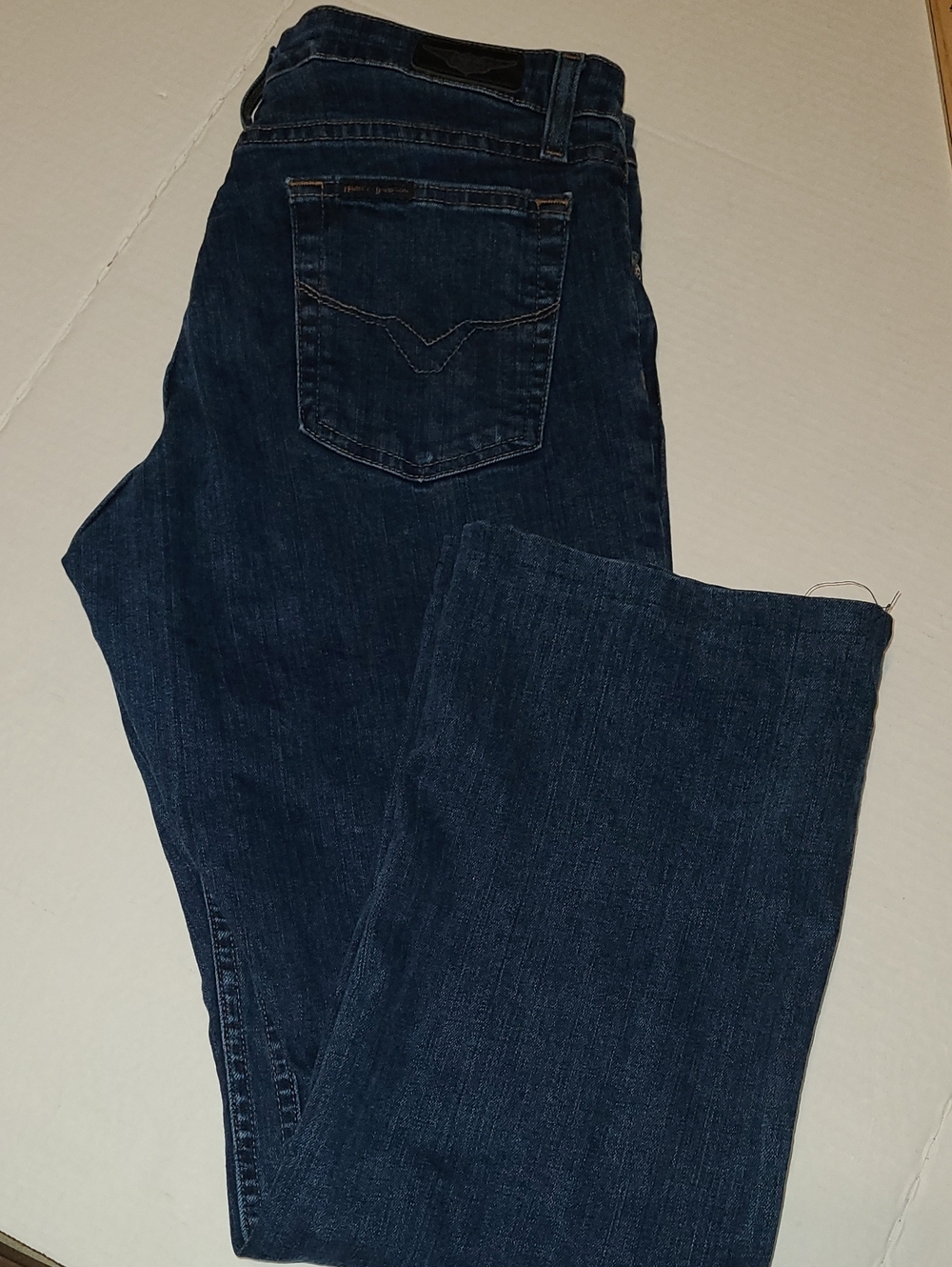Harley-Davidson Men’s Dark Blue Straight Jeans